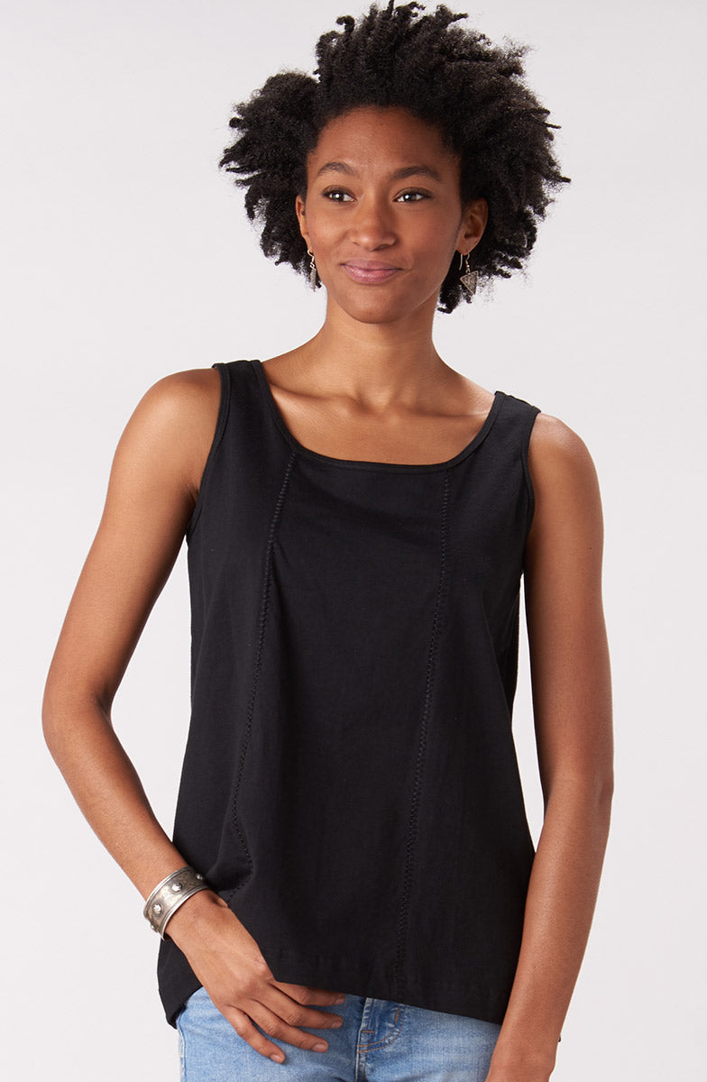 Kripa Cotton Jersey A-line Tank