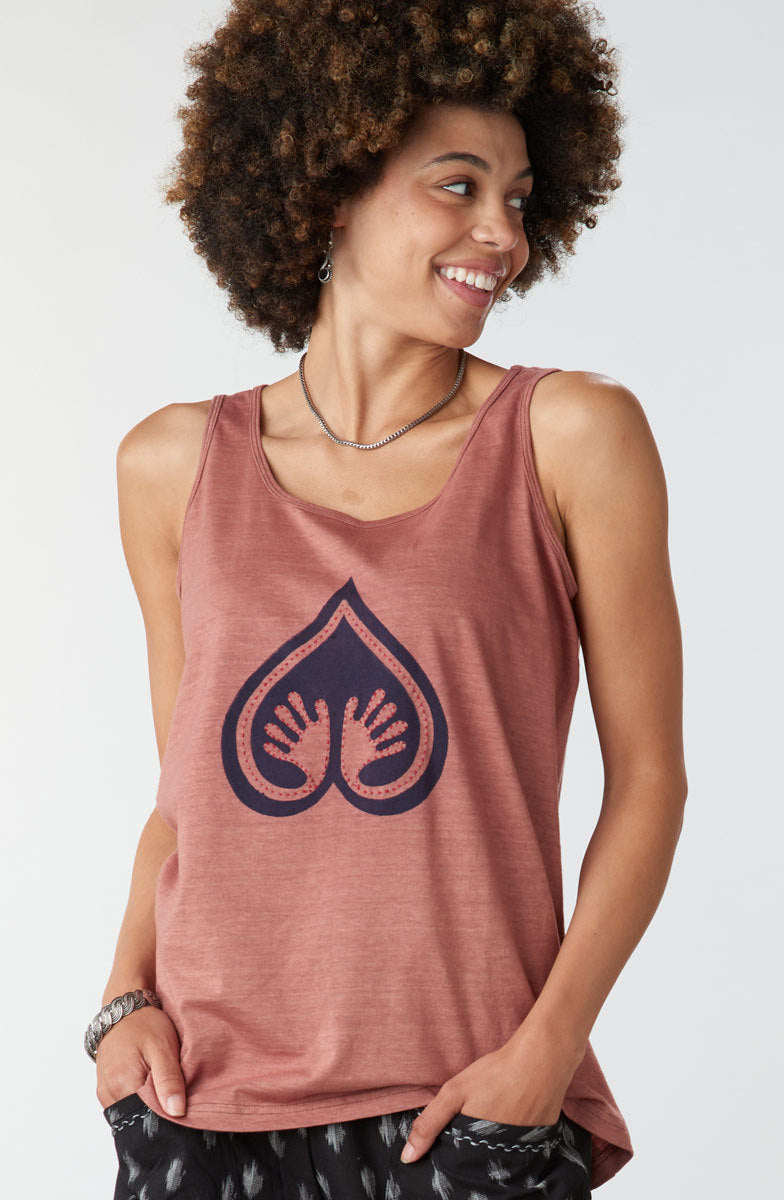 Leela Logo Cotton Jersey Tank
