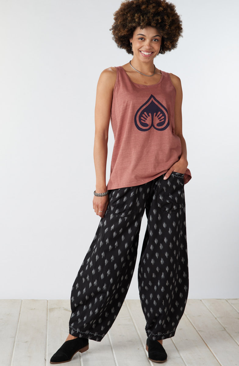 Leela Logo Cotton Jersey Tank