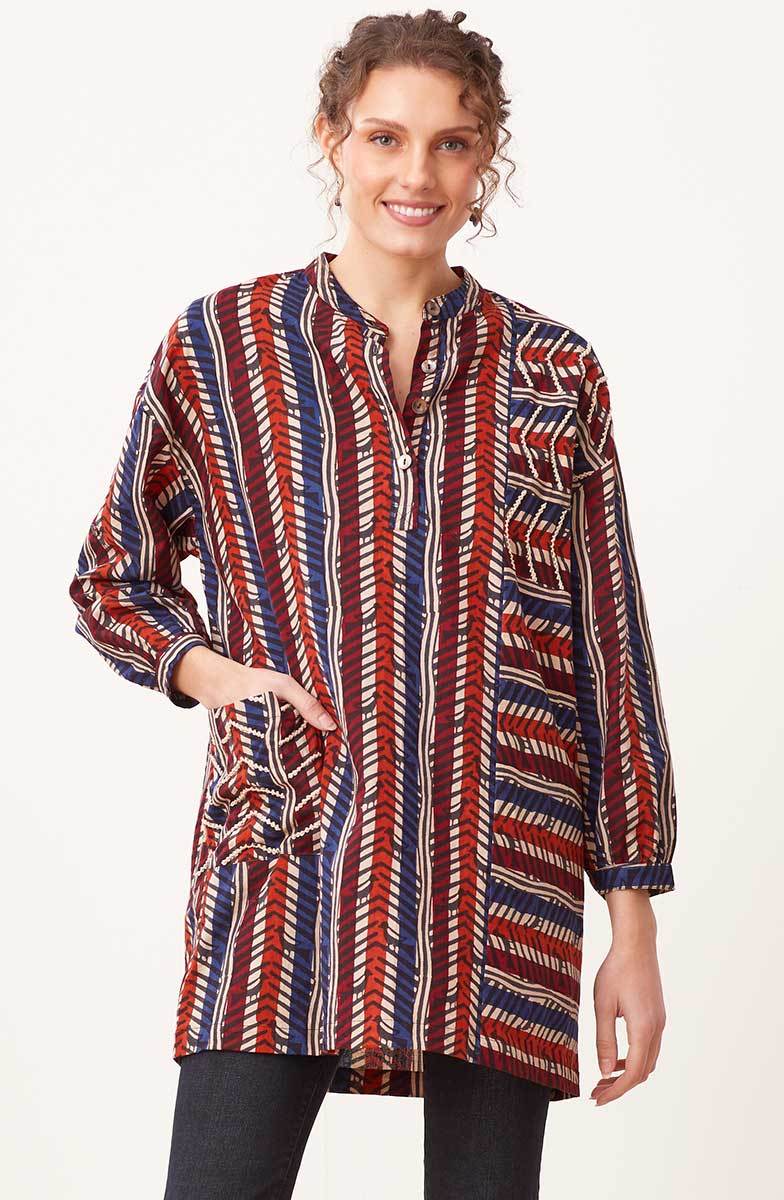 Kimaya Shirt - Sunstone/Multi