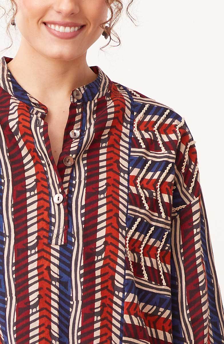 Kimaya Shirt - Sunstone/Multi