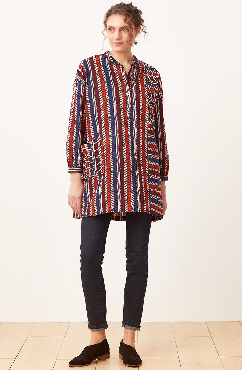 Kimaya Shirt - Sunstone/Multi