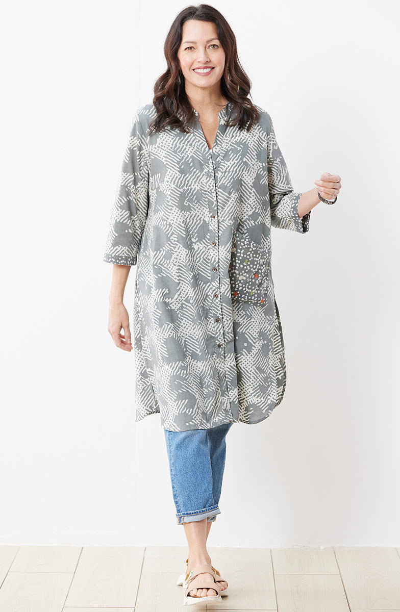 Champa Tunic - Storm