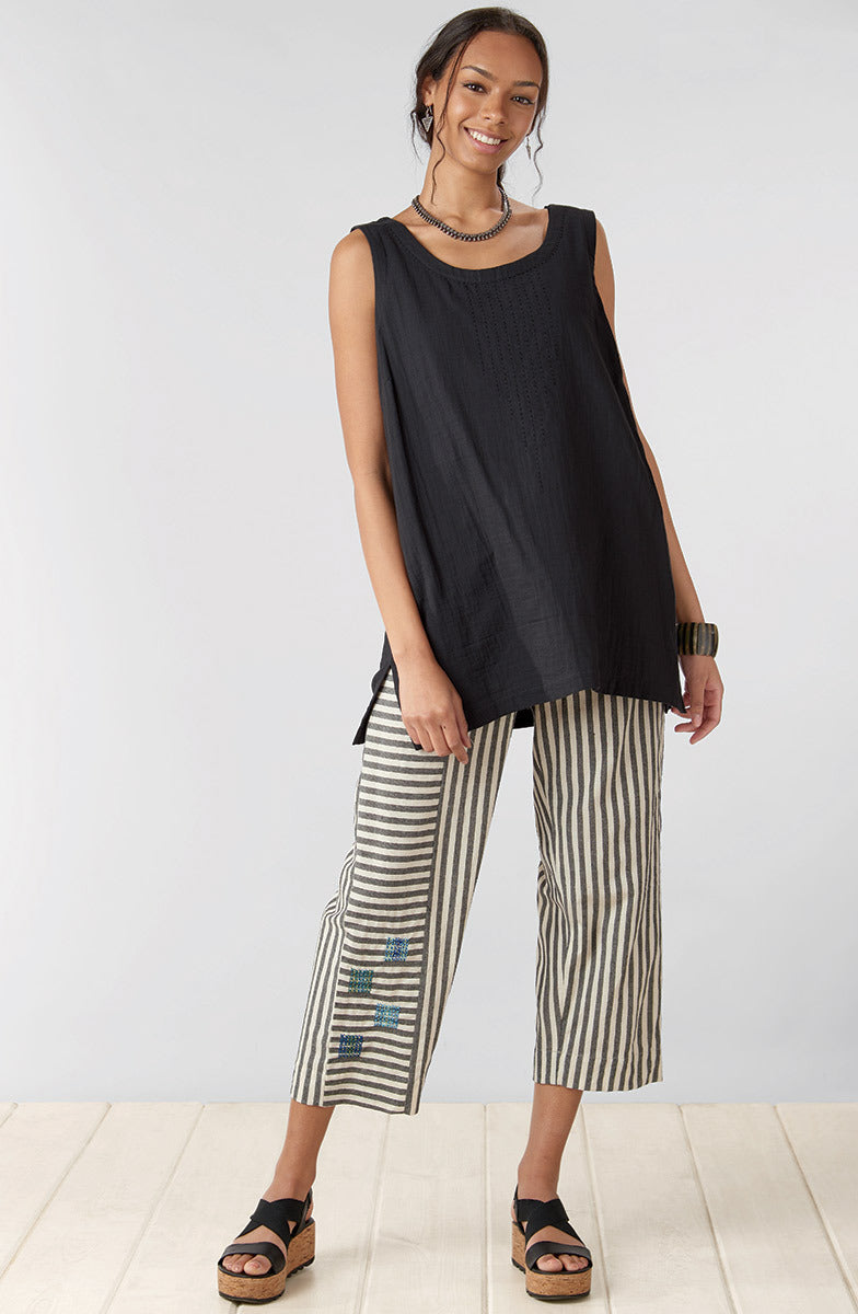 Sanju Double Gauze Long Tank