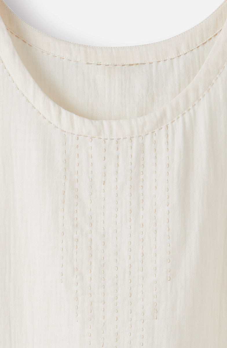 Sanju Double Gauze Long Tank