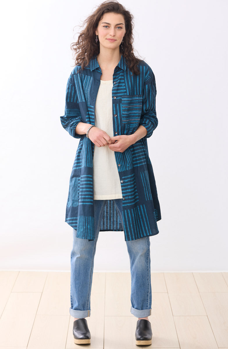 Sanju Double Gauze Long Tank