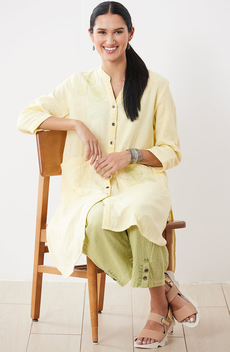 Champa Tunic - Lime soda