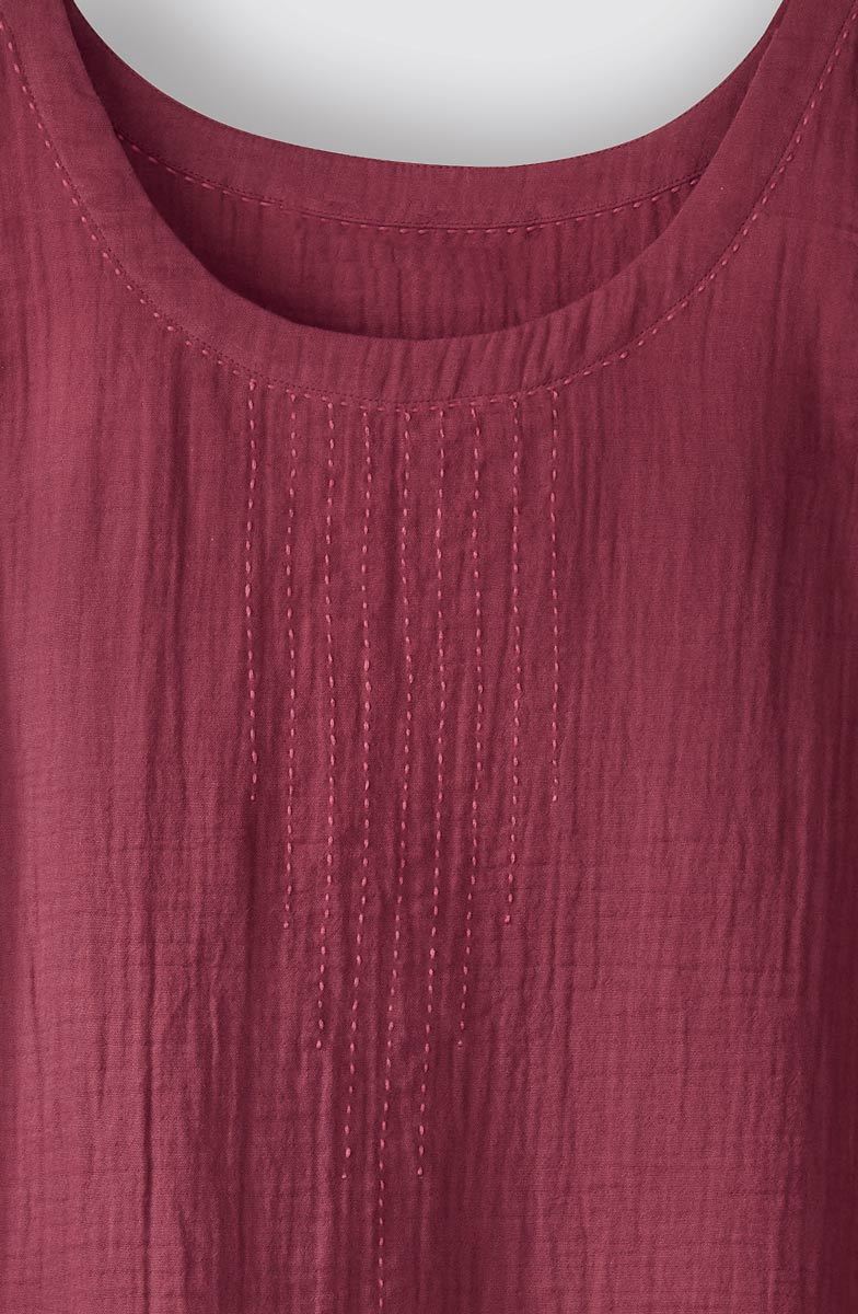 Sanju Double Gauze Long Tank