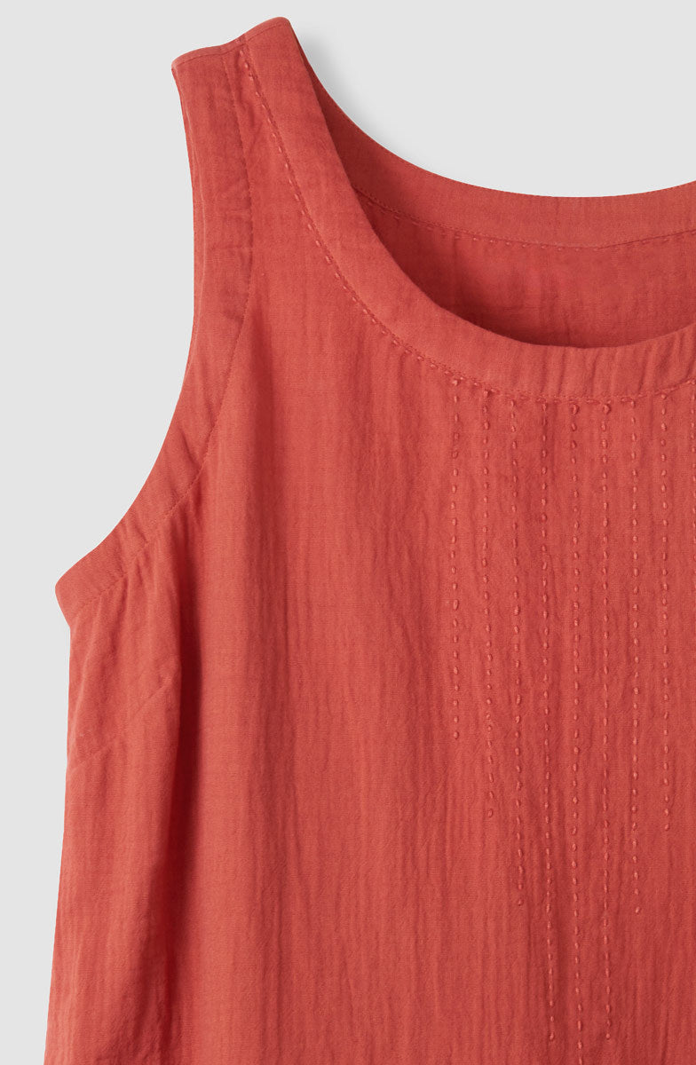 Sanju Double Gauze Long Tank