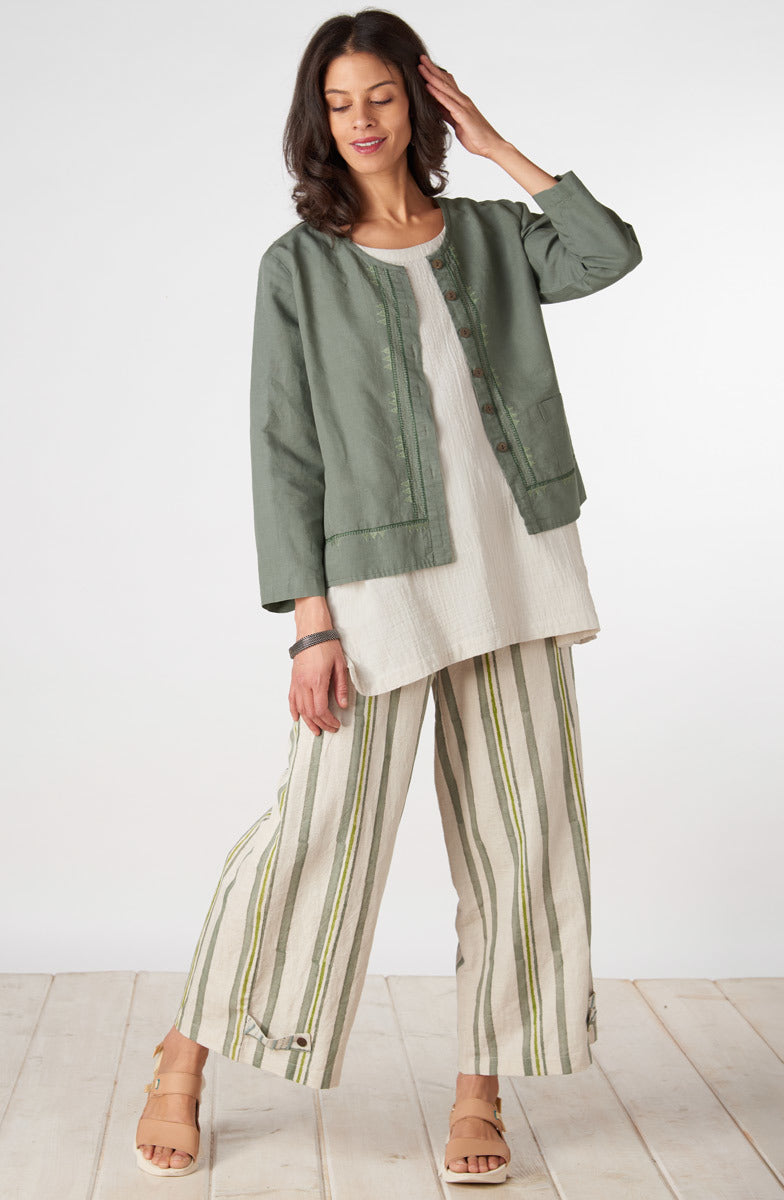 Sanju Double Gauze Long Tank