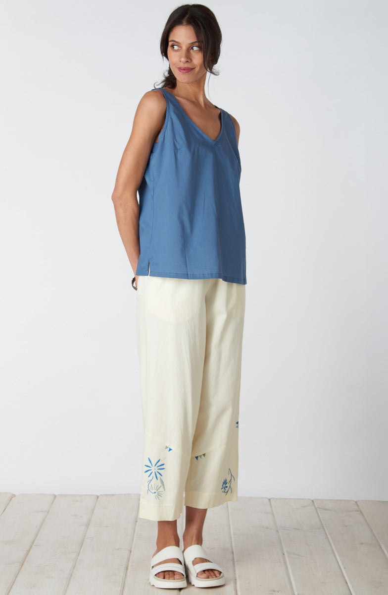 Ashvi Organic Cotton V-Neck Tank