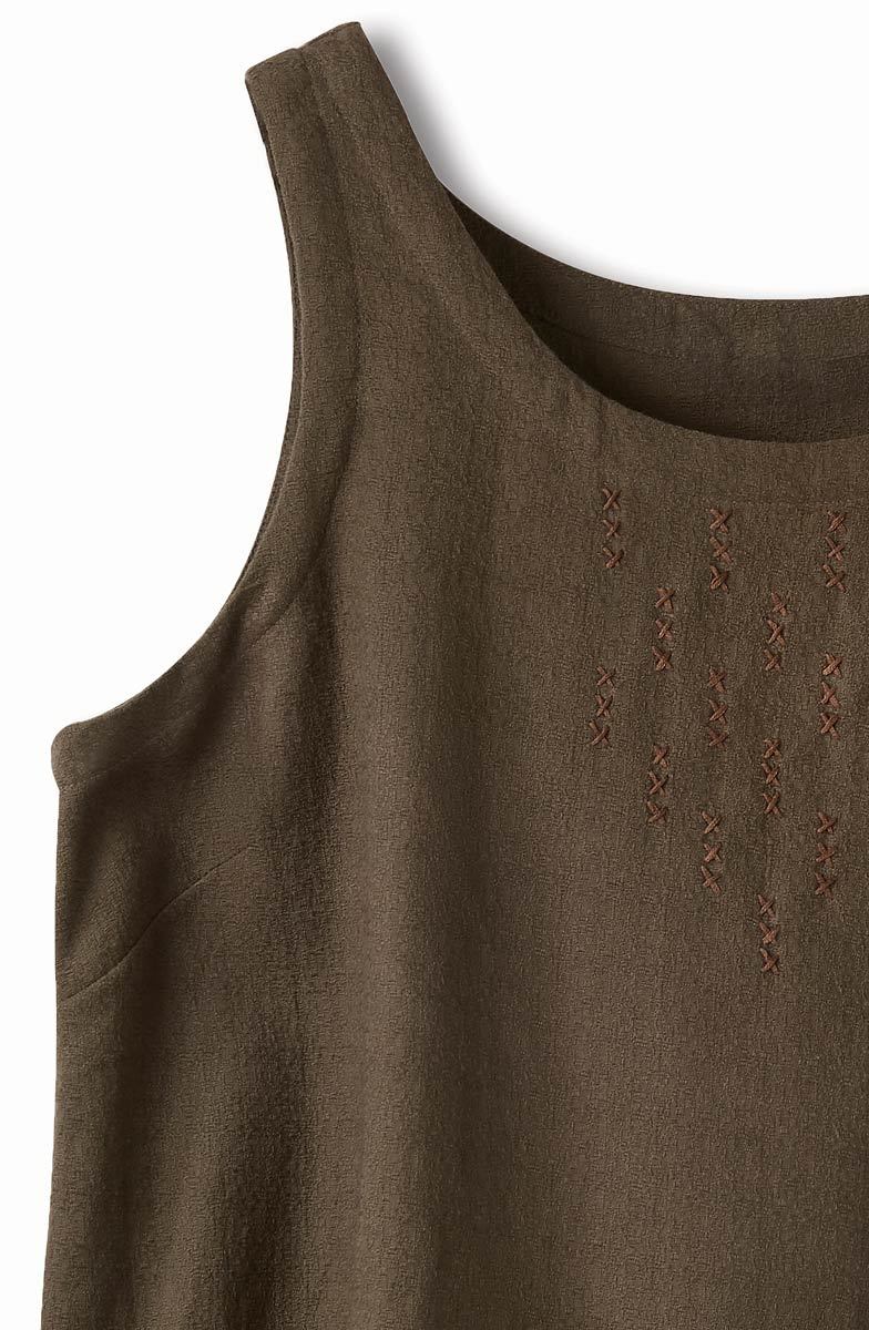 Anju Textured Cotton Tank